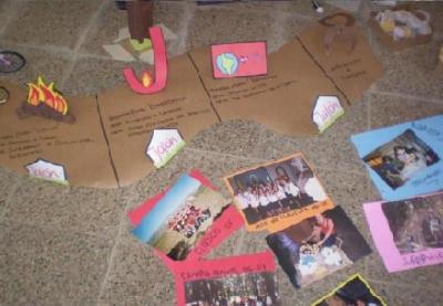 El stand del Clan Guía en campamento otoño